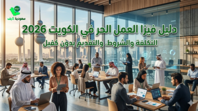 دليل فيزا العمل الحر في الكويت 2026.