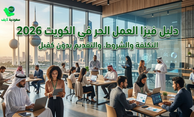 دليل فيزا العمل الحر في الكويت 2026.