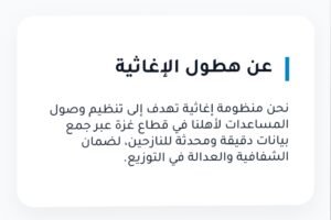 رابط تسجيل مؤسسة هطول إغاثية