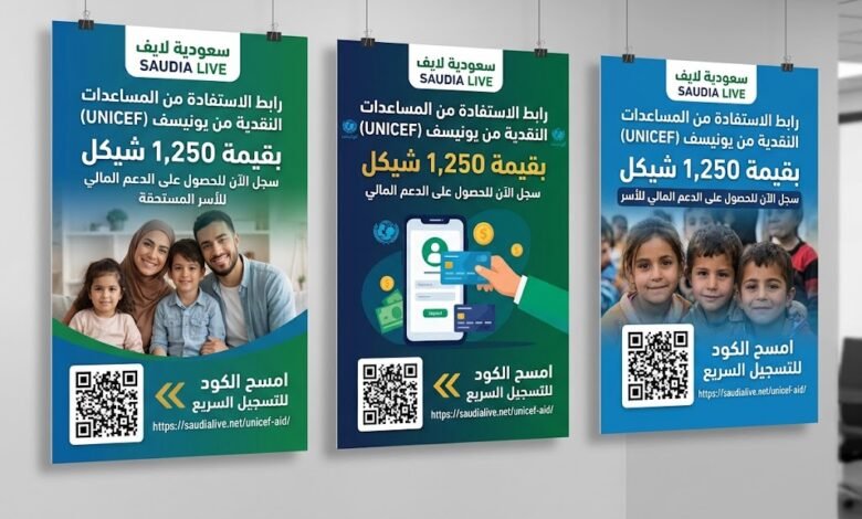 رابط الاستفادة من المساعدات النقدية 1250 شيكل